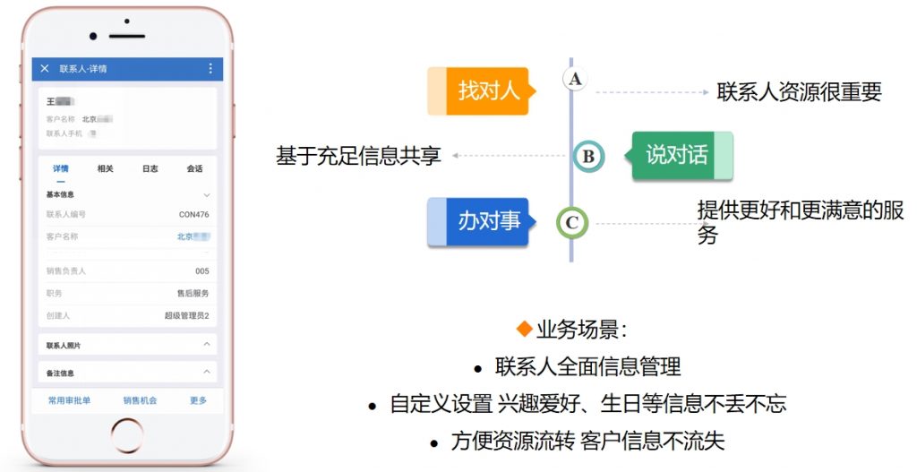 灵当CRM软件系统联系人信息